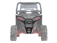 SuperATV Heavy Duty Rear Bumper for Polaris RZR 900 / S 900 / XC 900 (2015+) - Wrinkle Black