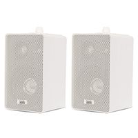 Acoustic Audio 251W Indoor Outdoor 3 Way Speakers 400 Watt White Pair