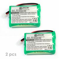 (2 x Pack) T-Power Motorola MBP18 MBP-18 MBP41 MBP41BU MBP41PU MBP43BU MBP43PU (MBP41 MBP41,2 MBP41,3) MBP43, MBP43,2, MBP43,3, MBP43,4 Replacement Rechargeable Battery (3.6V NIMH 900Mah)