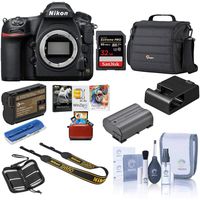Nikon D850 DSLR Camera Body - Bundle with 32GB SDHC U3 Card, Camera Case, Spare Battery, Cleaning Kit, Memory Wallet, Card Reader, Mac Software Package