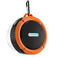 VicTsing SoundHot C6 Portable Bluetooth Speaker, Waterproof Bluetooth Speaker with 6H Playtime, Loud HD Sound, Shower Speaker with Suction Cup & Sturdy Hook, Compatible with iOS, Android, PC, Pad