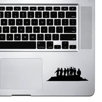 StickAny Palm Series Military Crew Sticker for MacBook Pro, Chromebook, and Laptops (Black)