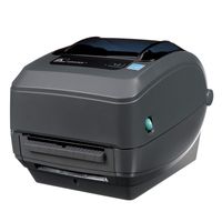 Zebra - GX430t Thermal Transfer Desktop Printer for labels, Receipts, Barcodes, Tags - Print Width of 4 in - USB, Serial, and Parallel Port Connectivity (Includes Peeler) - GX43-102511-000