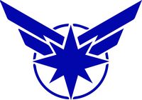 YWS Vinyl Sticker Decal - Captain Marvel Symbol Avengers Marvel Comics - Sticker Laptop Car Truck Window Bumper Notebook Vinyl Decal (Navy Blue)