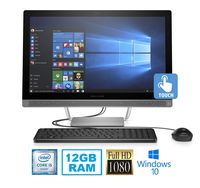 HP Pavilion 24-b227c, Core i5-7400T 12GB, 23.8" Full HD Touch Screen, All-in-One (Renewed)