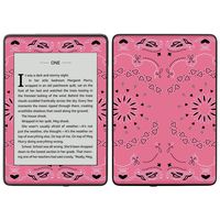 MightySkins Skin Compatible with Amazon Kindle Paperwhite 2018 (Waterproof Model) - Pink Bandana | Protective, Durable, and Unique Vinyl Decal wrap Cover | Easy to Apply, Remove| Made in The USA