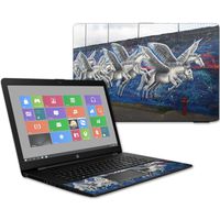 MightySkins Skin Compatible with HP 17t Laptop 17.3" (2017) - Pegasus Herd | Protective, Durable, and Unique Vinyl Decal wrap Cover | Easy to Apply, Remove, and Change Styles | Made in The USA