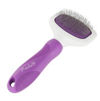 Poodle Pet Slicker Brush for Small and Large Dogs Pet Hair Remover with Rotating Head | Effectively and Effortlessly Removes Tangles, Mats, and Loose Hair | for Short or Long Hair(Grooming Brush)