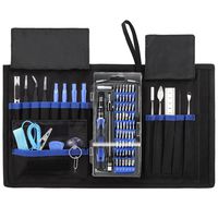 KeeKit Precision Screwdriver Set, 76 in 1 Magnetic Repair Tools Kit with 56 Bits, Professional Driver Kit with Flexible Shaft, Portable Bag for iPhone, iPods, Game Console, Tablet, PC, Smartphones