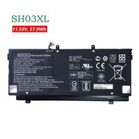 BOWEIRUI SH03XL HSTNN-LB7L 859026-421 (11.55V 57.9Wh 5020mAh) Laptop Battery Replacement for Hp Spectre X360 13-AC033DX 13-W013DX Series Notebook CN03XL 901308-421 859356-855 TPN-Q178 SHO3XL 13-AB001