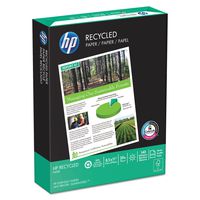 HP 112100 Office Recycled Paper, 92 Brightness, 20lb, 8-1/2 x 11, White, 5000 Shts/Ctn