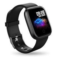 RIVERSONG Smart Watch Fitness Activity Tracker Color Screen Waterproof Sports Fitness Watch with Heart Rate Calories GPS Pedometer Sleep Monitor Call/Message Reminder Music Player for Men (Black1)