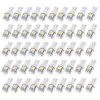 Quaanti Car Side Light,50PCS T10 5 White 5050 LED Car Side Light Lamp Conveninence Fashion (White)