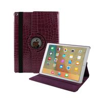 A-code iPad 7th Generation 10.2 inch 2019 Case, 360 Degrees Rotating Multi Angles Slim Stand Magnetic Smart Cover for Apple iPad 7th 10.2" (Purple)