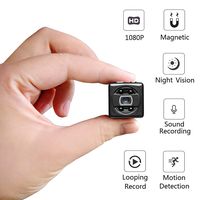 Spy Cameras with Magnet, 1080P Portable Small HD Nanny Cam with Night Vision and Motion Detective, Perfect Indoor Covert Security Camera for Home and Office