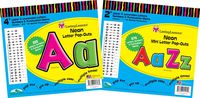 Barker Creek 2" & 4" Poster Letters & Bulletin Board Letter Pop-Out Set - Neon (BCP-3502)