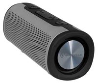 Rockville Portable Waterproof Bluetooth Speaker for Audiophiles, Silver (ROCK LAUNCHER SL)