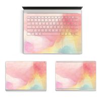 MasiBloom 3 in 1 Body Protective Sticker Decal Full Ultra Thin Laptop Cover Skin for 13.5" 13 inch Microsoft Surface Book 2015 (for 13.5" Surface Book (2015 Released), Decal- Graffiti Pink)