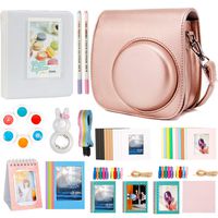 Alohallo 15 in 1 Instax Mini 9 Camera Accessories Set for Fujifilm Instax Mini 9/ Mini 8/ Mini 8+ Camera - Gold