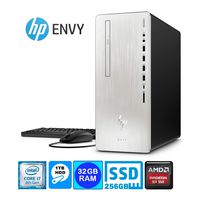 HP Envy 795 Intel Core i7-8700 32GB 1TB HDD+256GB SSD Radeon RX550 4GB PC (Renewed)