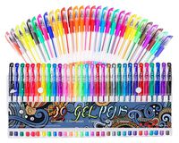 Gel Pens 30 Colors Gel Marker Set Colored Pen with 40% More Ink for Adult Coloring Books Drawing Doodling Crafts Scrapbooks Bullet Journaling