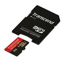 Transcend TS8GUSDHC10U1 8GB MICROSDHC CLASS10 U1,MLC,600X