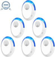 Ultrasonic Pest Repeller, 6 Packs, 2020 Upgraded, Electronic Indoor Pest Repellent Plug in for Insects, Mice,Ant, Mosquito, Spider, Rodent, Roach, Mosquito Repellent for Children and Pets' Safe