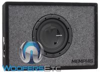 Memphis PRXE8S 8" 200W RMS 4-Ohm Enclosed Subwoofer