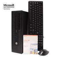 HP ProDesk 600 G1 SFF Small Form Desktop Computer PC, Intel Quad Core i5 3.2GHz, 8GB RAM, 500GB HDD, Microsoft Windows 10 Pro, Microsoft Office 365 Personal, DVD, Keyboard, Mouse, Wi-Fi (Renewed)
