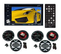 BOSS BV9362BI 6.2" Bluetooth Touchscreen DVD/CD Car Player + 4) 6.5" Speakers