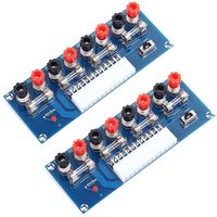 Icstation Benchtop Power Board 24 Pin Computer ATX Power Supply Breakout Adapter Module 12V 5V 3.3V (Pack of 2)
