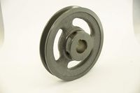 AK44-5/8 4.25" OD 5/8" ID Finished Bore Cast Iron 1 Groove Pulley/Sheave