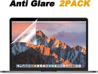 [2 Pack] Anti Glare(Matte) Screen Protector Compatible MacBook Pro 13 inch 2016-2019 Released Model A2159 A1706 A1708 A1989, with Anti Dust and Finger-Print Coating