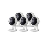Samsung Wisenet SNH-V6431BN SmartCam 1080p Full HD Wi-Fi Indoor IP Camera Five Pack (Renewed)