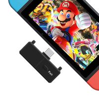 Bluetooth Adapter for Nintendo Switch, PS4, PC, Wireless Audio Adapter with Low Latency for Wireless Gaming Headphones etc.