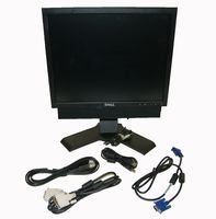 DELL Model P170S 17" Computer Monitor w/ AX510 Soundbar - USB, DVI, VGA Cables
