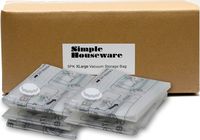 Simple Houseware 5 Pack - Extra Large Vacuum Storage Bags to Space Saver for Bedding, Pillows, Towel, Blanket, Clothes (26.5" x 39.5")