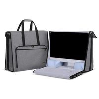 Damero Carrying Tote Bag Compatible with Apple 21.5" iMac Desktop Computer, Travel Storage Bag for iMac 21.5-inch and Other Accessories, Gray