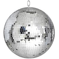 Alikeke 8" Disco Mirror Ball，Silver