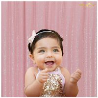 Sequin Curtain Backdrop 2 Panels Pink 2FTx7FT Sequin Photo Backdrop Shimmer Curtains for Backdrop Pack of 2-1011E