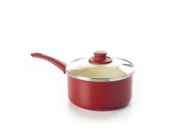 GreenLife CC001698-001 Soft Grip 3QT Ceramic Non-Stick, Red