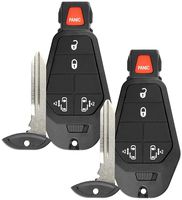 Discount Keyless Replacement Van Doors Uncut Smart Remote Fob Key Compatible with M3N5WY783X, IYZ-C01C (2 Pack)