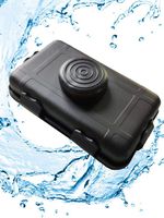 kaguster Waterproof Magnetic Stash Box (Mini 1, Black)