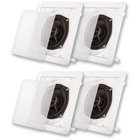Acoustic Audio S191 in Ceiling/in Wall Speaker 2 Pair Pack 2 Way Home 800W S191-2PR