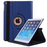 2019 iPad Cover Air 3 10.5",Jennyfly 360 Degree Rotating Smooth PU Leather Hand-Free Stand Slim Easy Viewing Full Body Protection Case with Multiple Viewing Angles for 2019 iPad Air 3 10.5" -Dark Blue