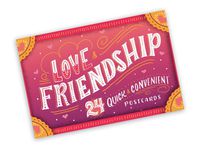 Studio Oh! Snail Mail Postcards Available in 4 Different Themes, Book of 24, Love and Friendship