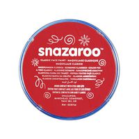 Snazaroo, Bright Red 1118055 Classic Face Paint, 18ml