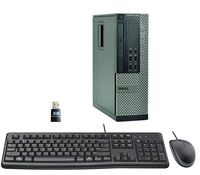 Dell OptiPlex, Intel Dual-Core 2.7GHz Processor, 4GB Memory, 250GB Hard Drive, DVD, Windows 10, WiFi (Renewed)
