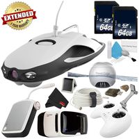 Power Vision PowerRay Wizard Underwater 4K UHD ROV/Drone with ZEISS VR ONE Plus Goggles for Real Time Viewing, Streaming & Recording Underwater World - Pro Bundle