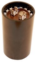 NTE Electronics MSC125V30 Series MSC Motor Start AC Electrolytic Capacitor, Two 0.250" Quick Connect Terminals, 30-36 µF Capacitance, 110/125V
